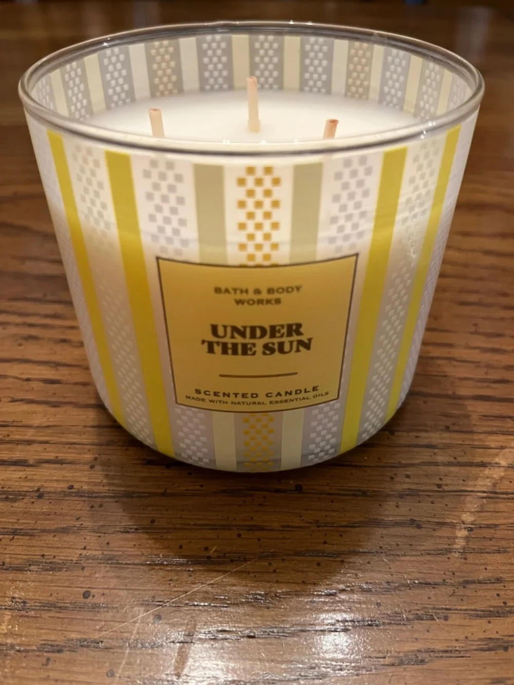 Bath &‎ Body Works Under The Sun Three Wick Candle, NWT